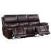 Cicero Leather Power Reclining Sofa - Brown